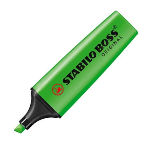 regalo Stabilo BOSS Flúor Verde 70/33