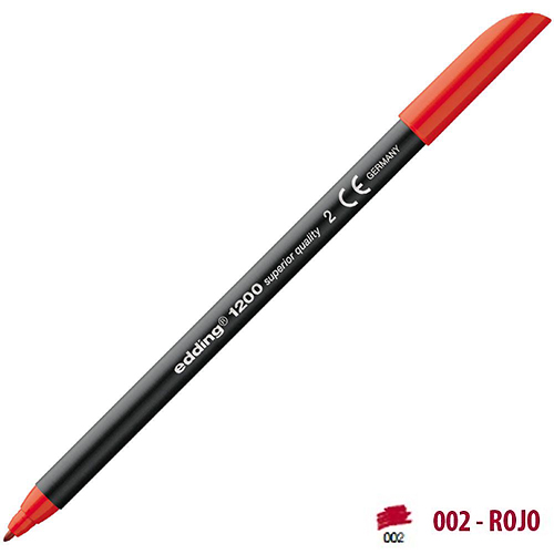 regalo Rotulador Edding Rojo 002