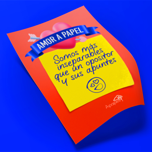 regalo Tarjeta San Valentín AMOR DE OPOSITOR