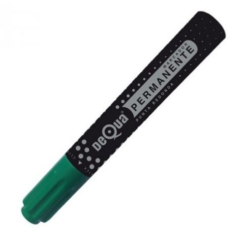 regalo Marcador permanente grueso Verde DEQUA