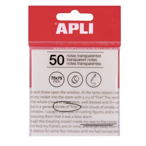 regalo Notas TRANSPARENTES